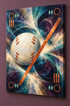 Diamond Dusk Rally Stretched Canvas Wall Art with dimensional printed themed artwork; representative AI-generated mockup.
