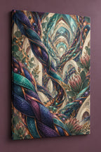 Stitchlight Loom Atrium Stretched Canvas Wall Art with dimensional printed themed artwork; representative AI-generated mockup.