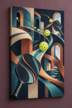 Midnight Dink Detour Stretched Canvas Wall Art with dimensional printed themed artwork; representative AI-generated mockup.