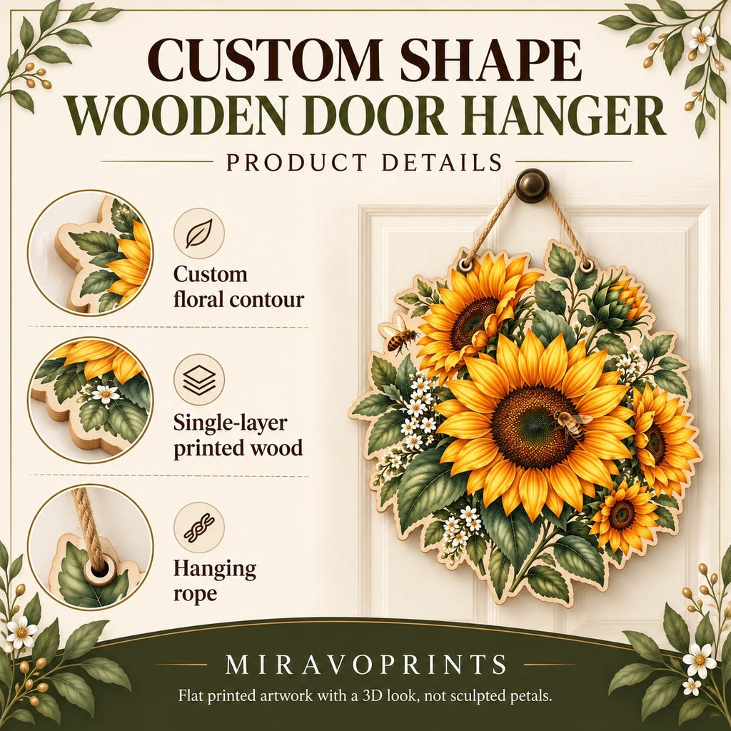 Custom Shape Wooden Door Hanger material, construction and product features guide