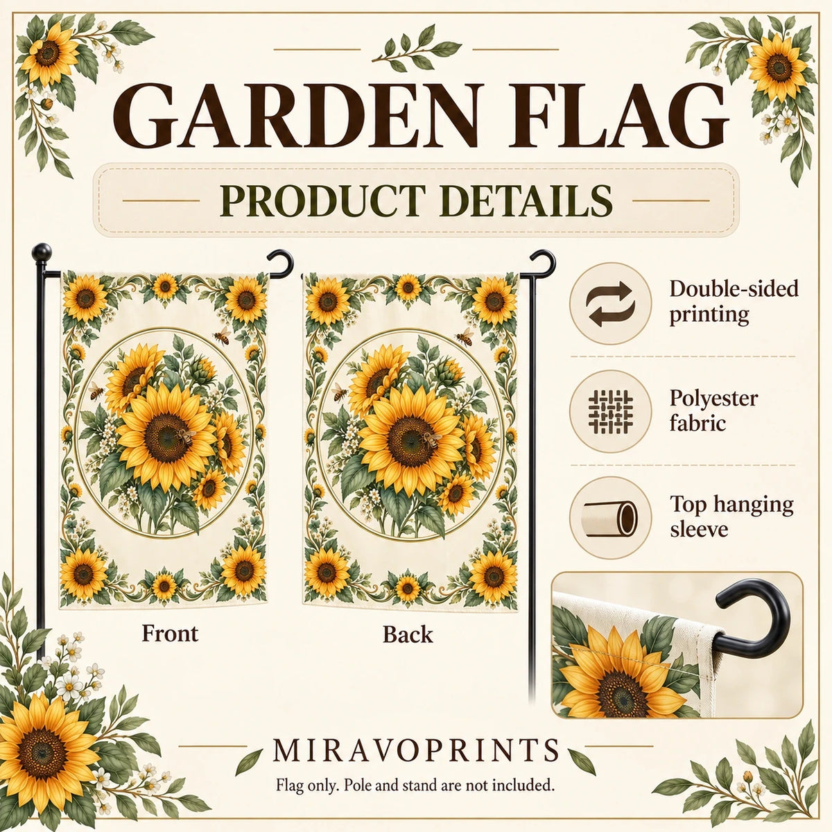 Garden Flag material, construction and product features guide