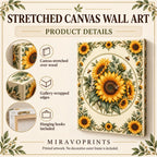 Stretched Canvas Wall Art material, construction and product features guide
