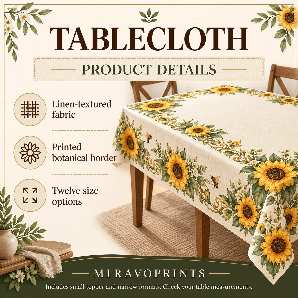 Tablecloth material, construction and product features guide