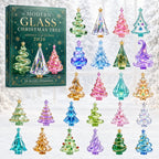 Modern Glass Christmas Tree advent calendar