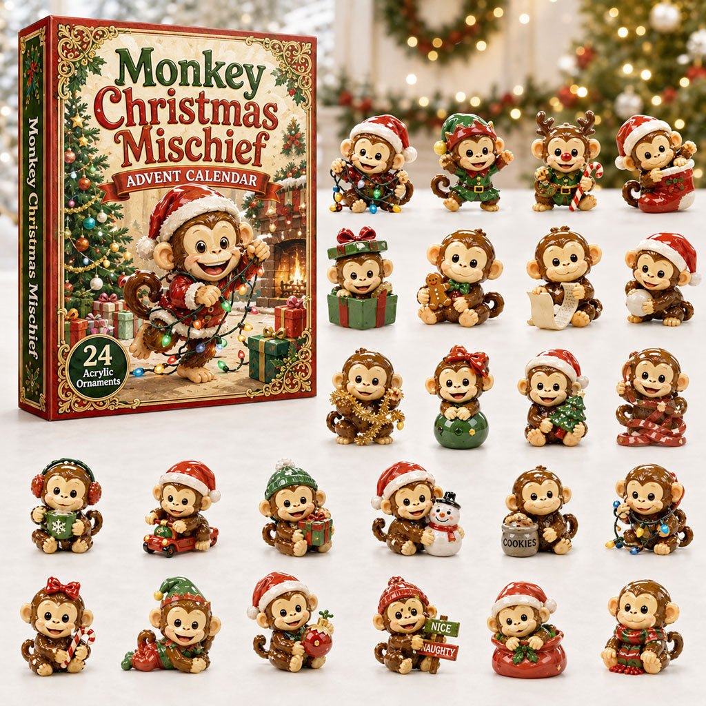 Monkey Christmas Mischief advent calendar