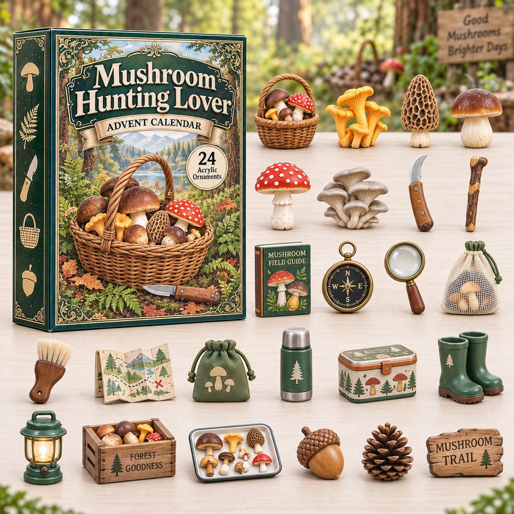 Mushroom Hunting Lover advent calendar