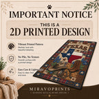 MiravoPrints runner rug - crystal velvet surface, soft to the touch