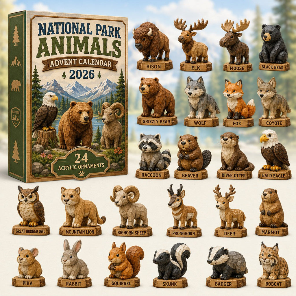 National Park Adorable Animals advent calendar