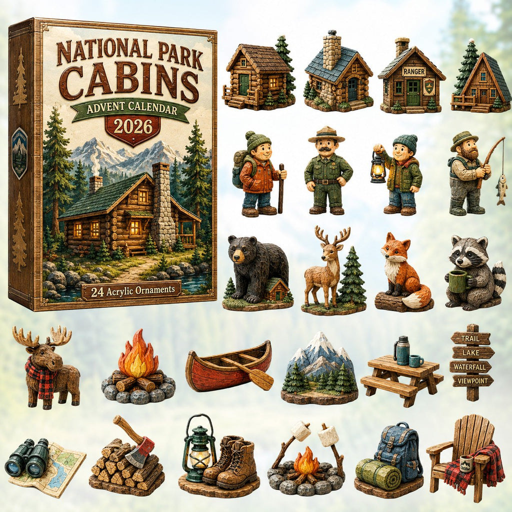 National Park Cabins advent calendar