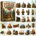 National Park Cabins advent calendar