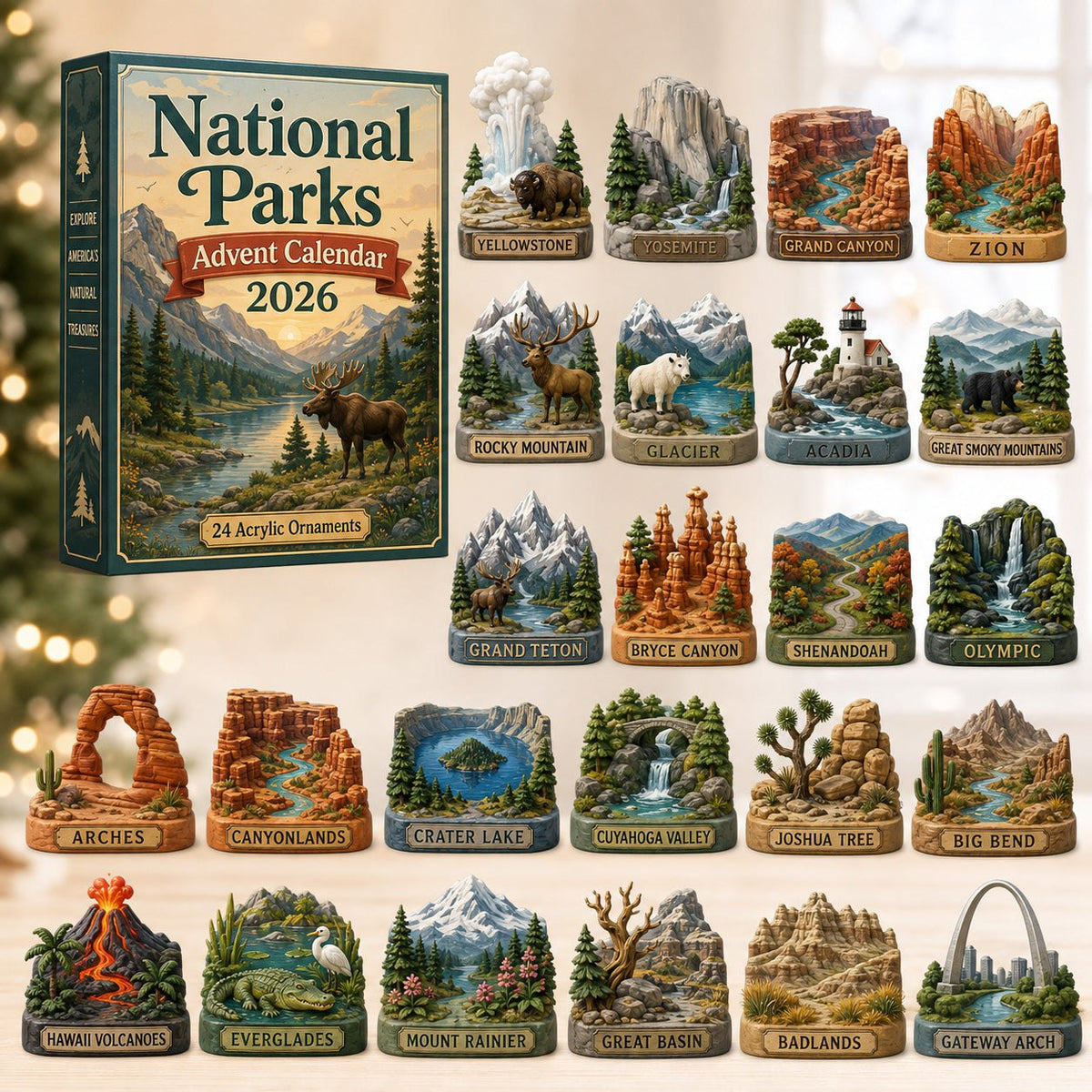 National Parks advent calendar