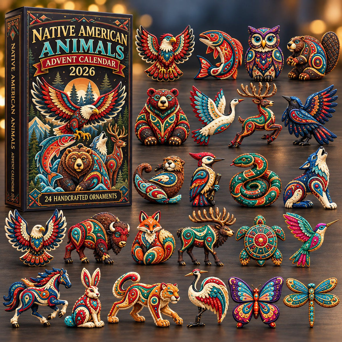 Native American Animals advent calendar
