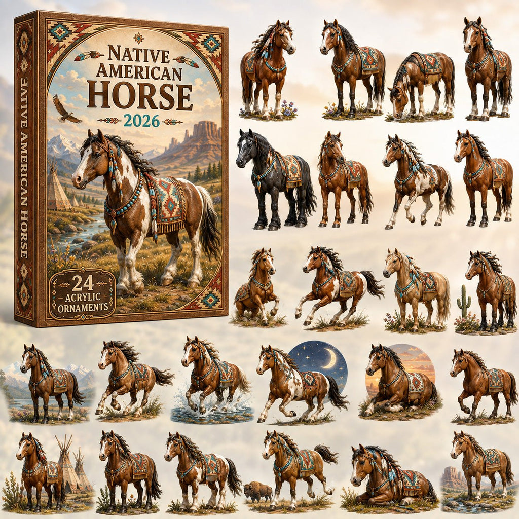 Native American Horse advent calendar