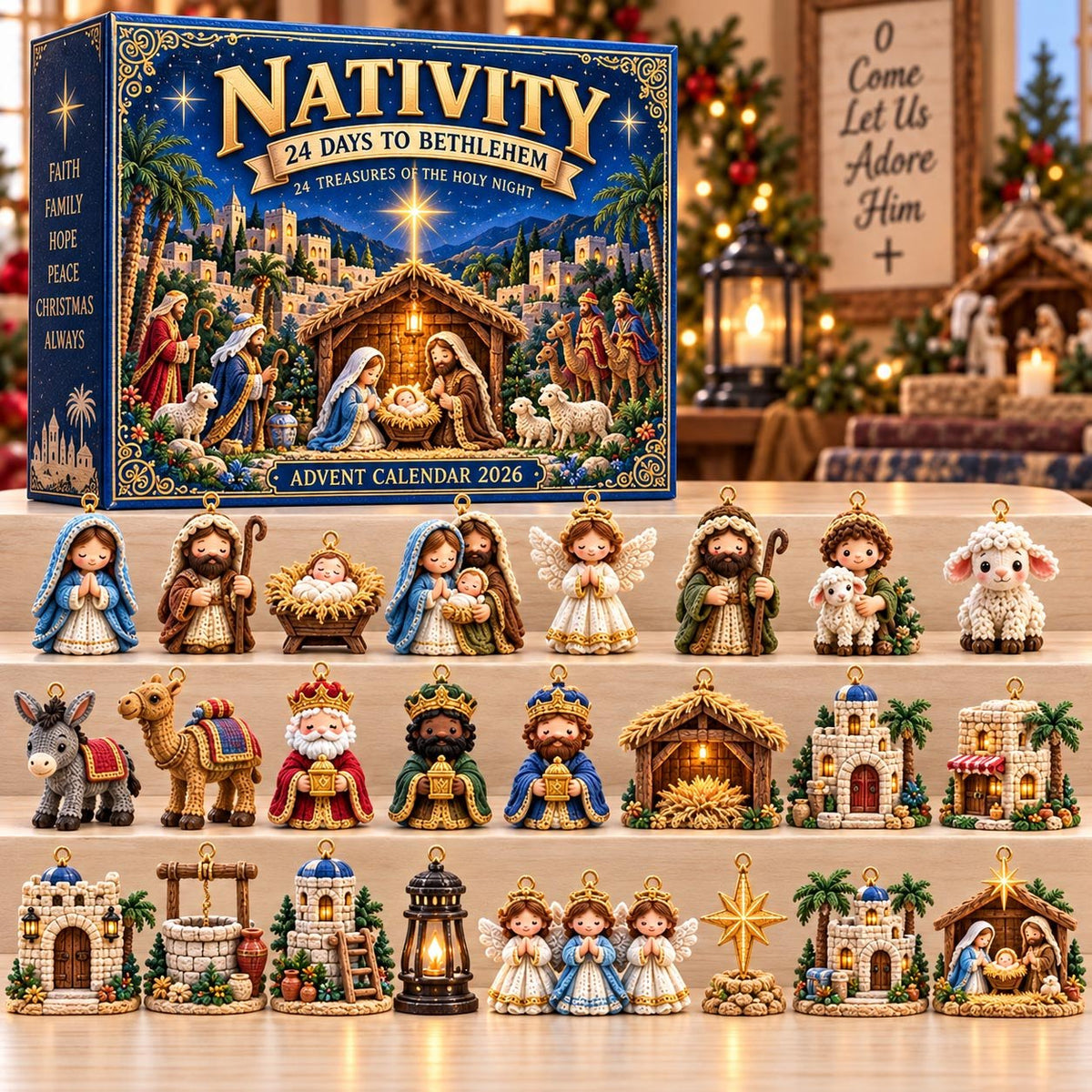 Nativity Bethlehem advent calendar