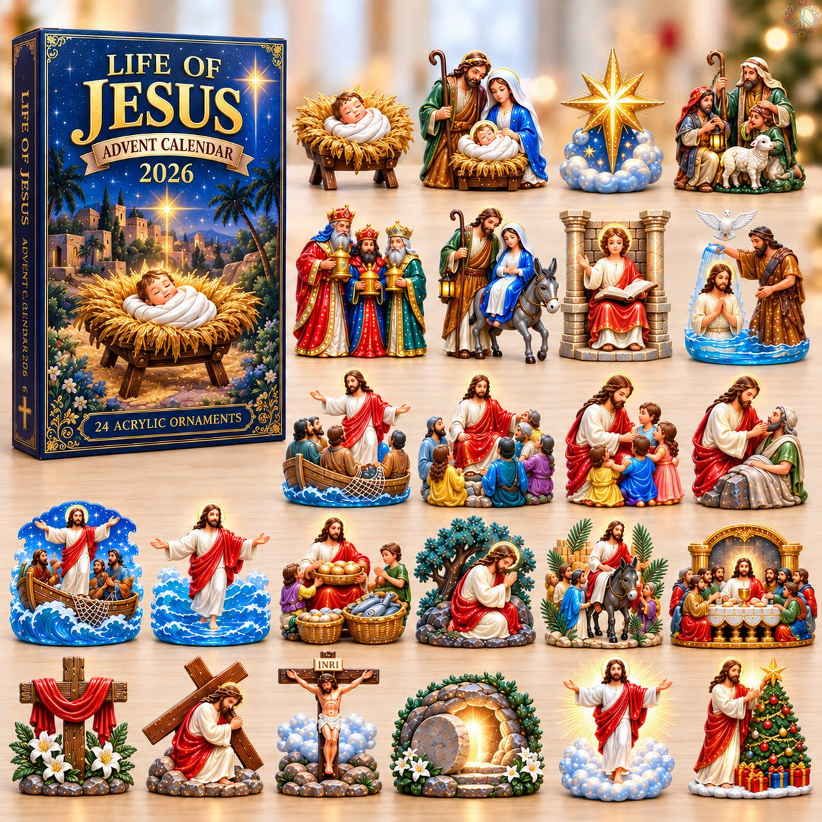 Nativity Night Life Of Jesus advent calendar