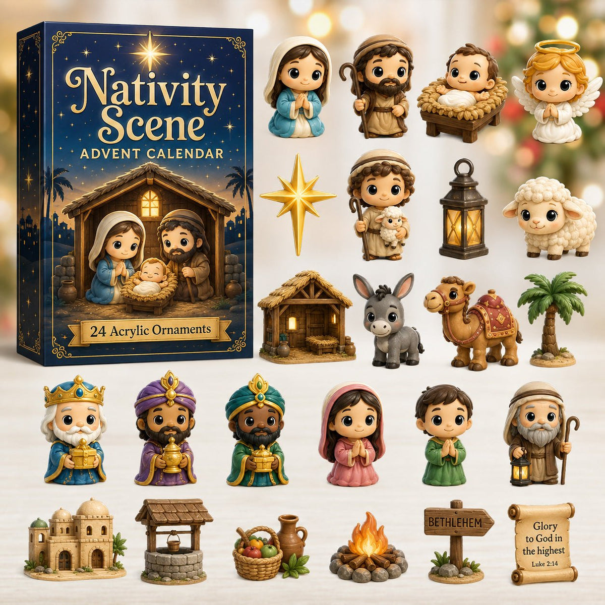 Nativity Scene advent calendar