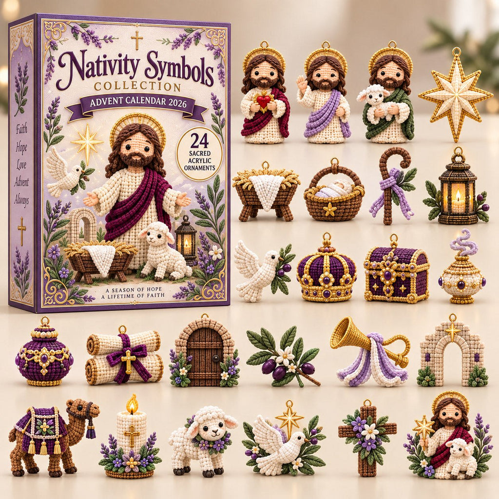Nativity Symbol advent calendar
