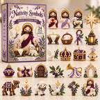 Nativity Symbol advent calendar