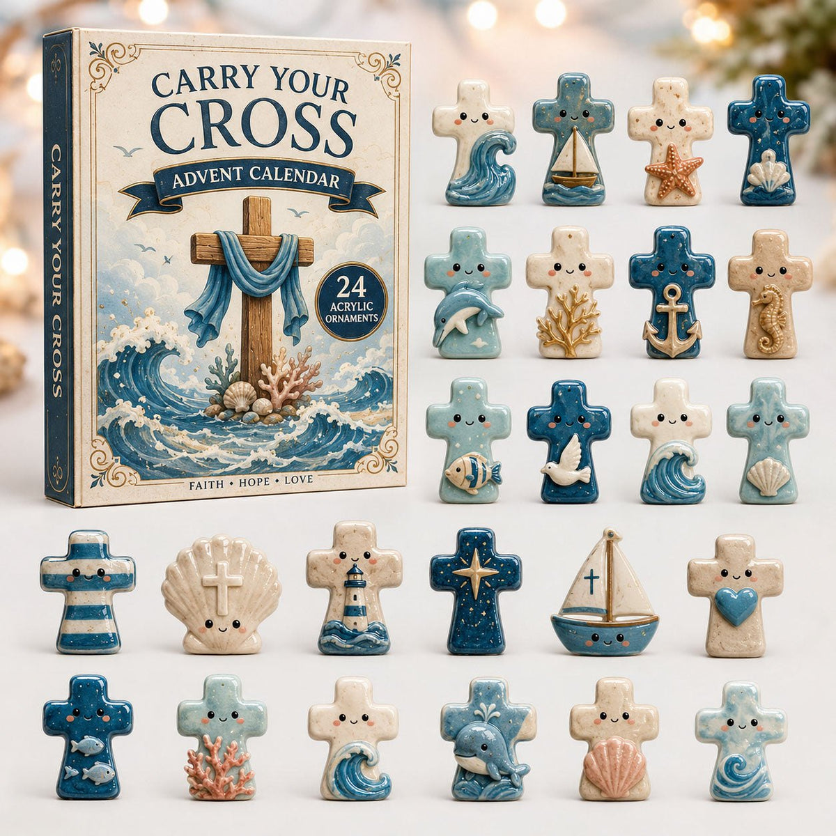 Nautical Cross advent calendar