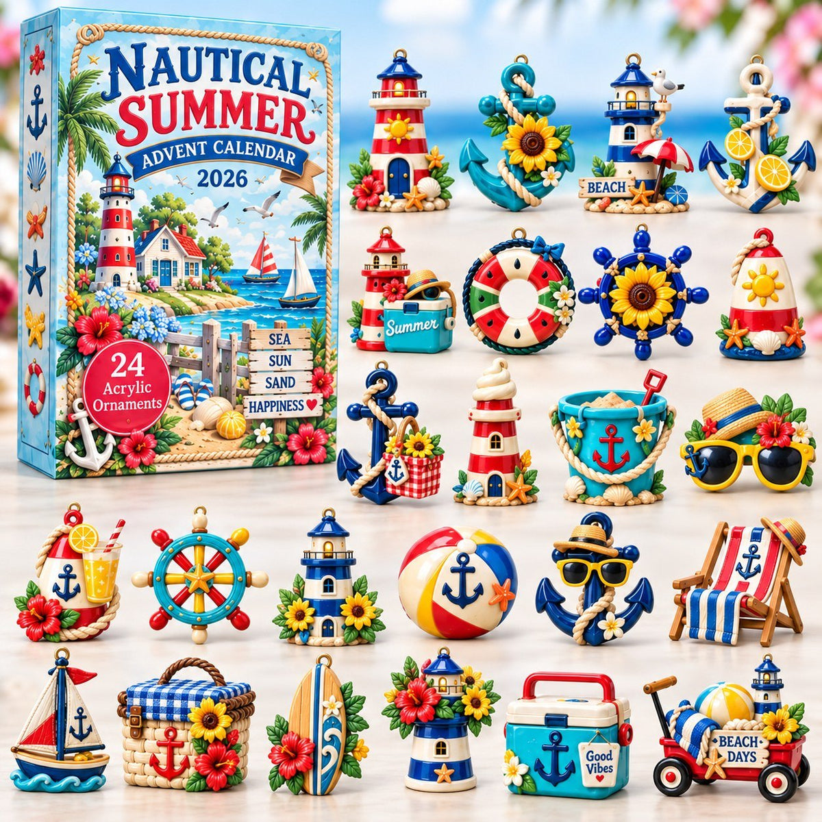 Nautical Summer advent calendar