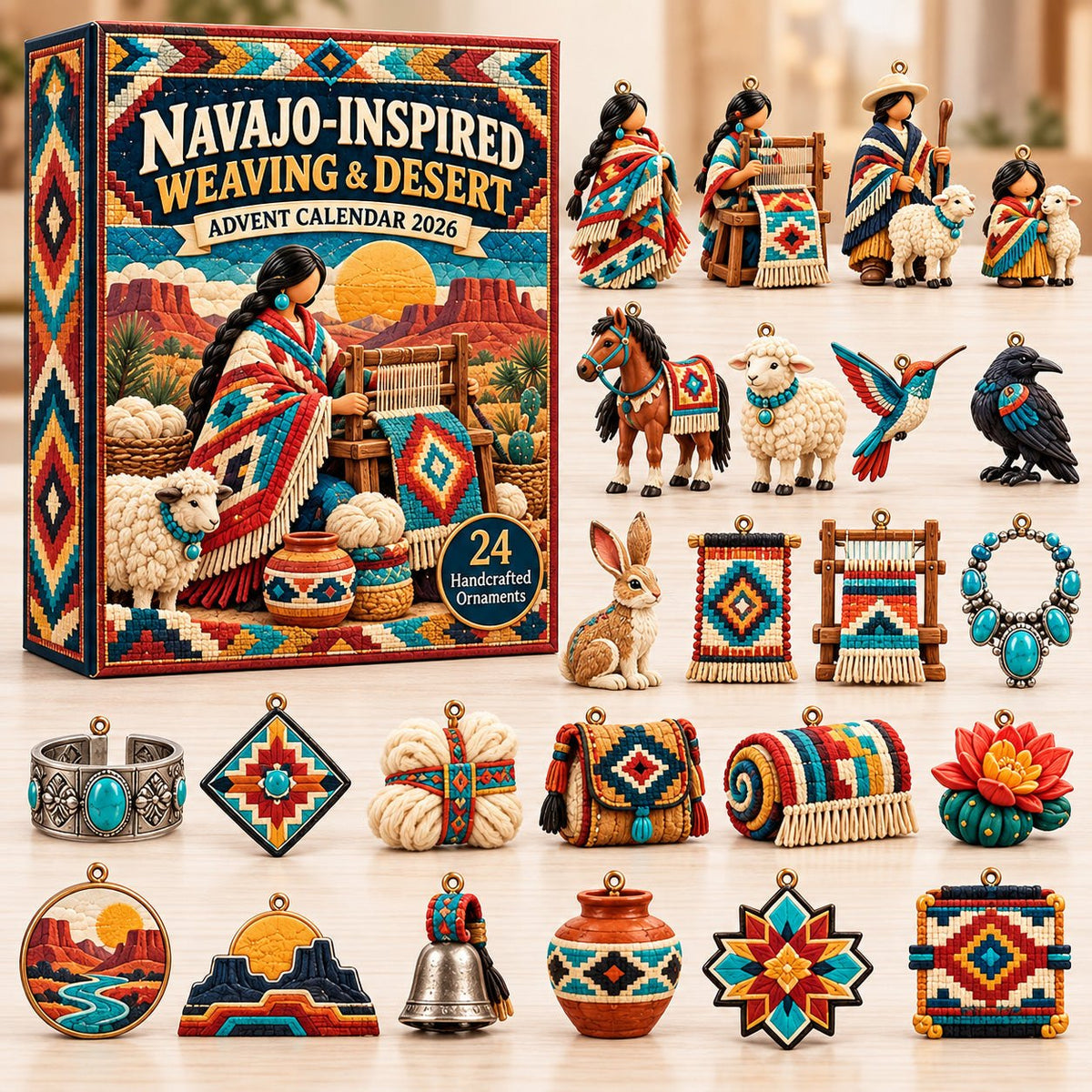 Navajo Weaving advent calendar