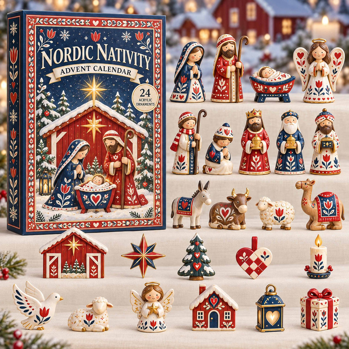 Nordic Nativity advent calendar