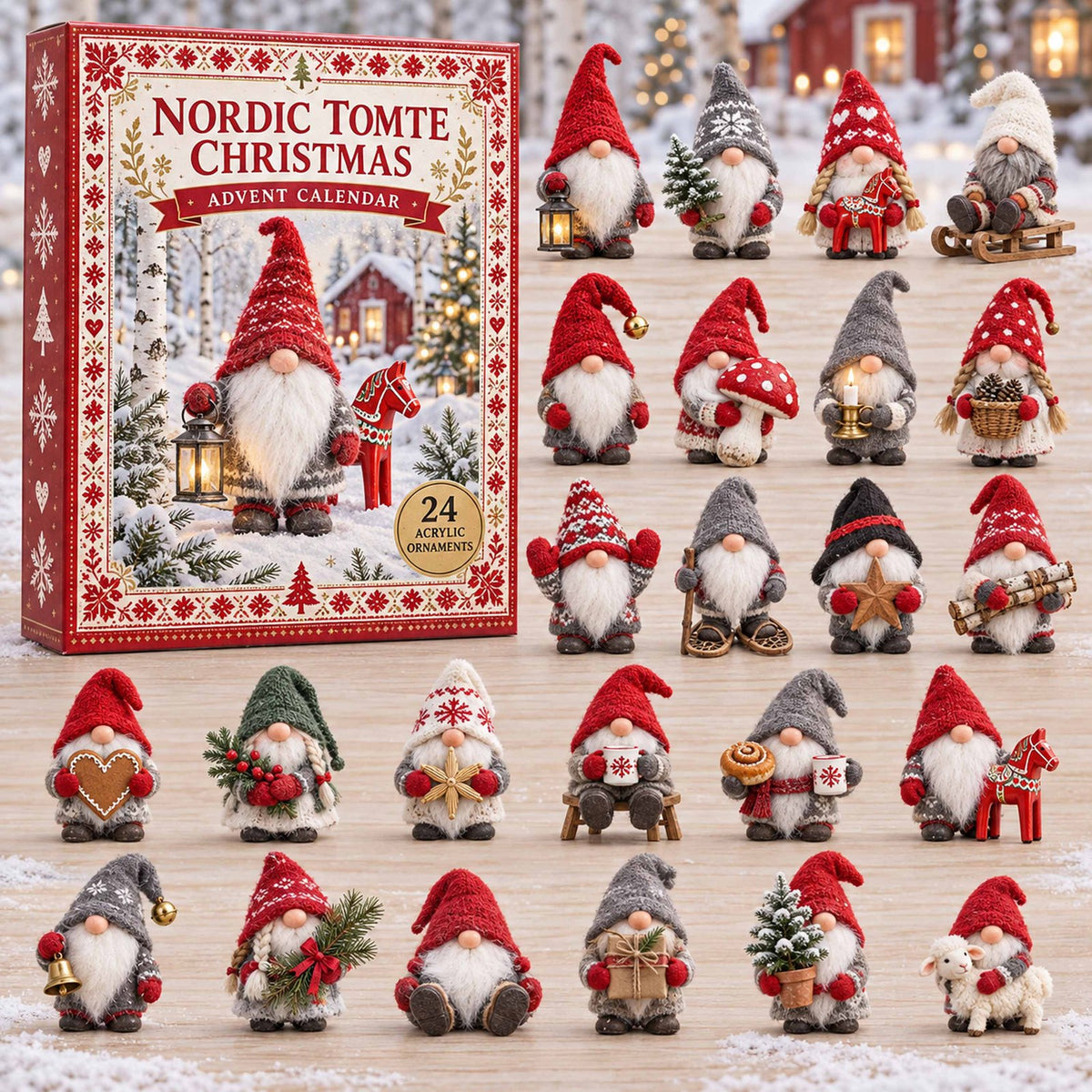 Nordic Tomte Christmas advent calendar