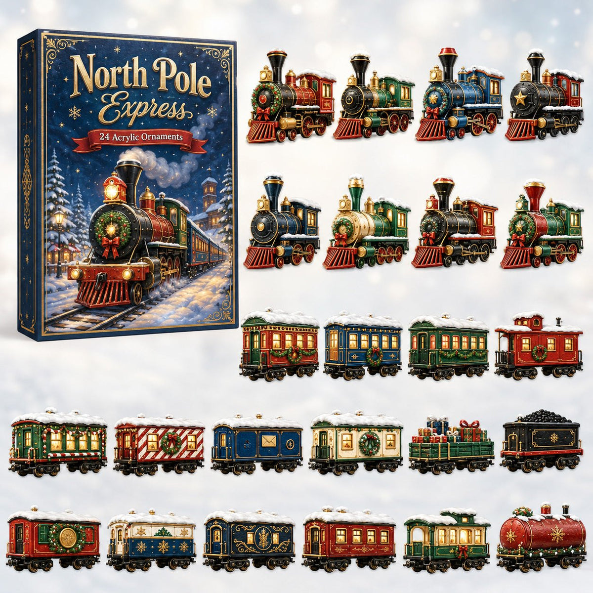 North Pole Express advent calendar