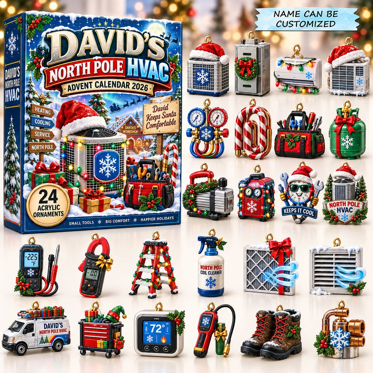 North Pole HVAC advent calendar