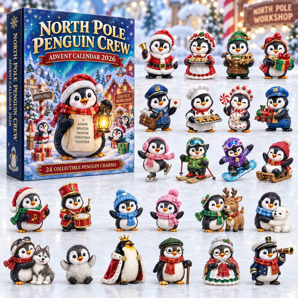 North Pole Penguin Crew advent calendar