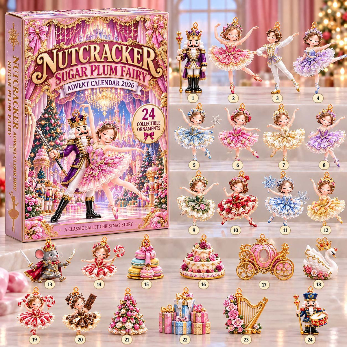 Nutcracker Sugar Plum Fairy advent calendar