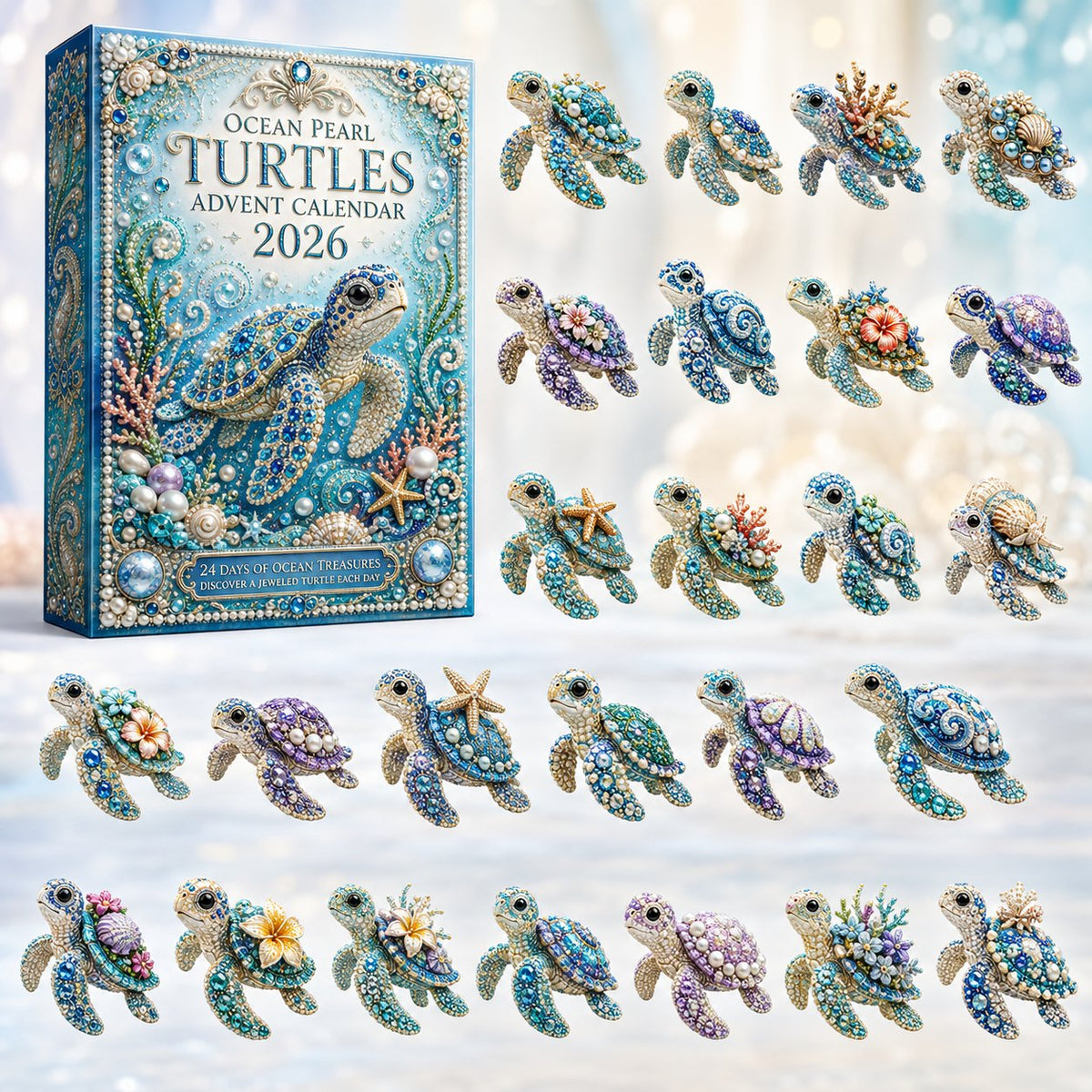 Ocean Pearl Turtles advent calendar