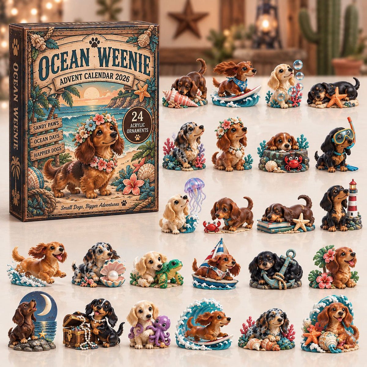 Ocean Weenie advent calendar