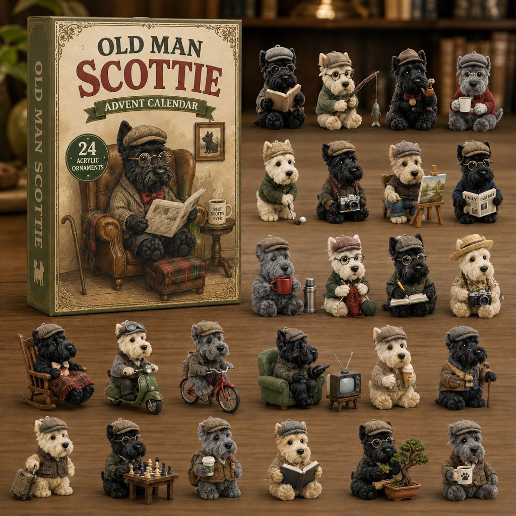 Old Man Scottie advent calendar