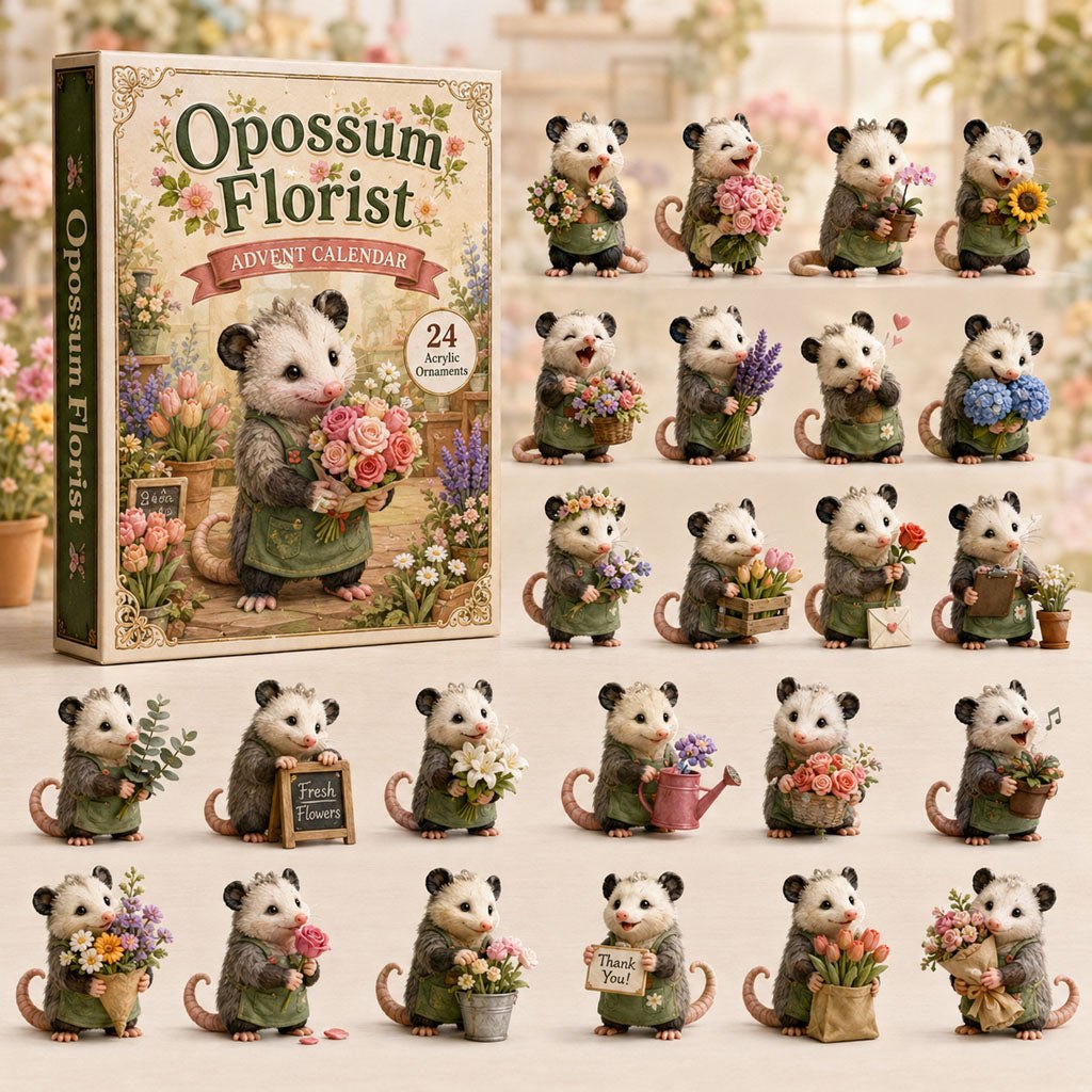 Opossum Florist advent calendar