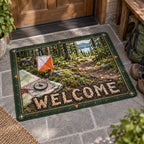 Orienteering printed 3D doormat with coordinated hobby setting