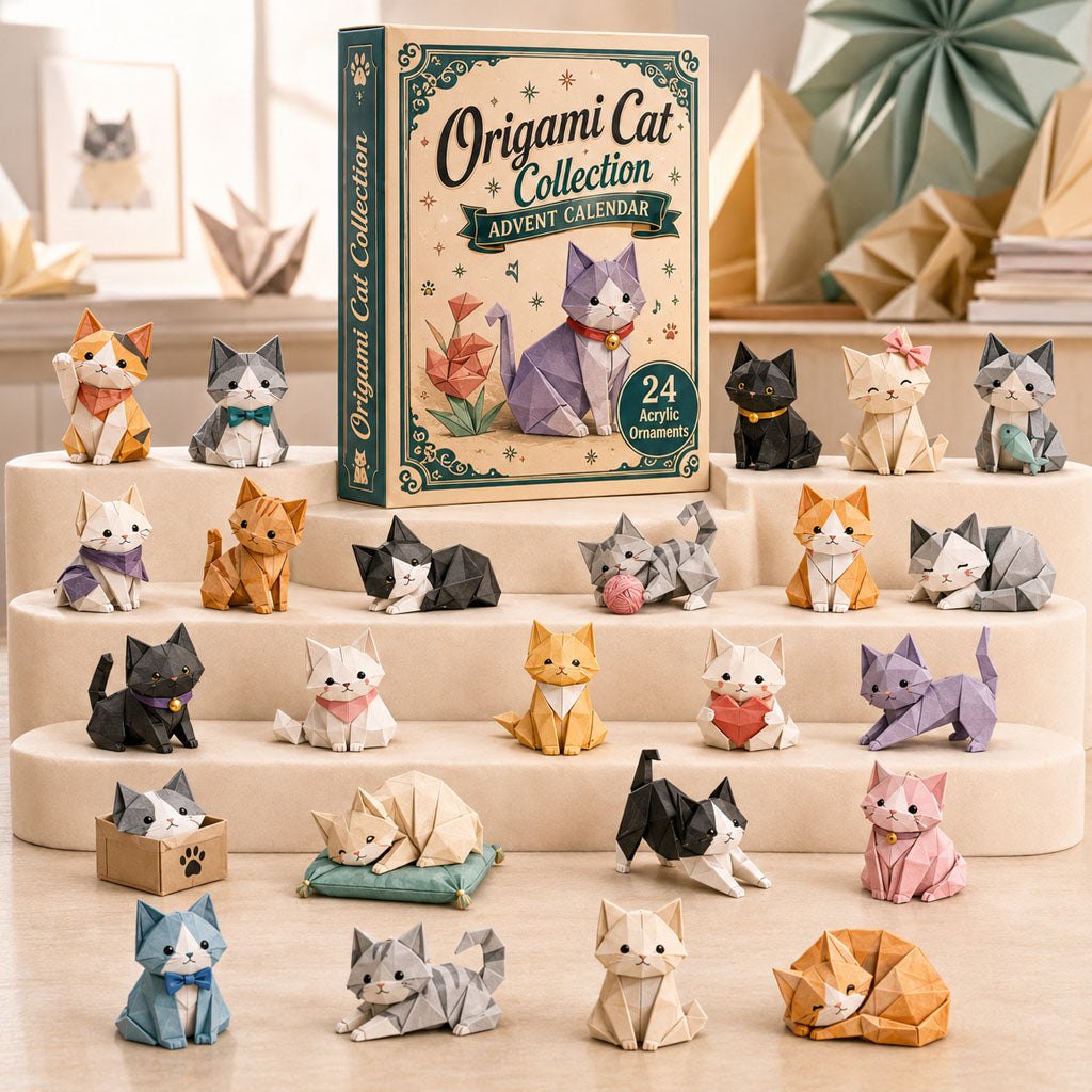 Origami Cat Collection advent calendar