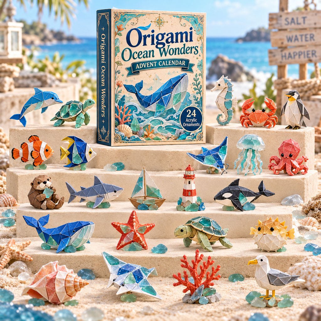 Origami Ocean Wonders advent calendar