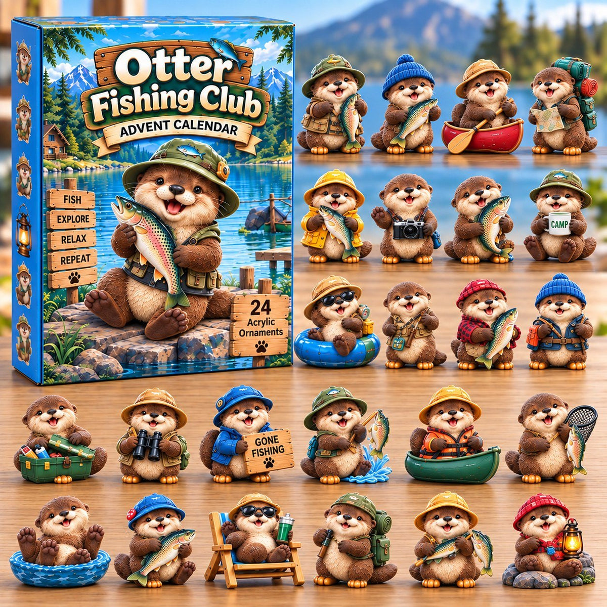 Otter Fishing Club advent calendar