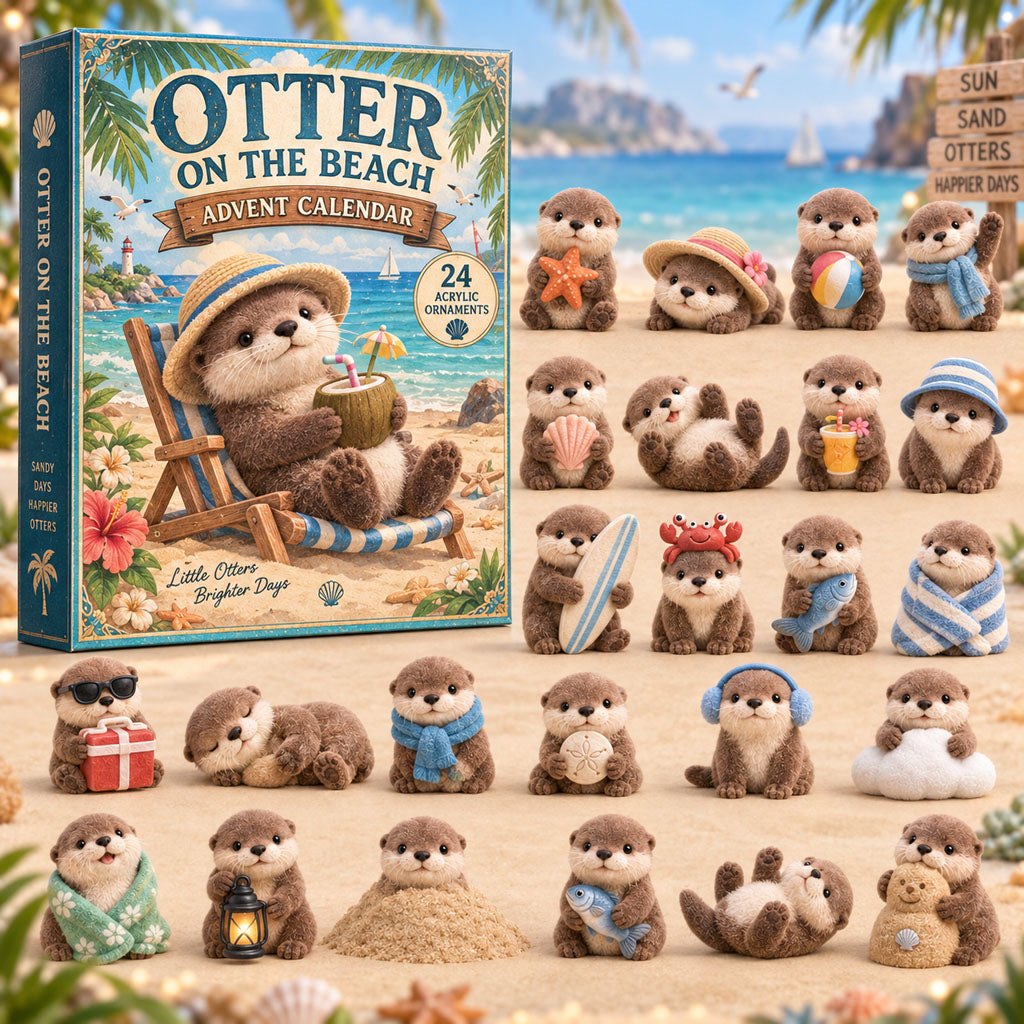 Otter On Beach advent calendar