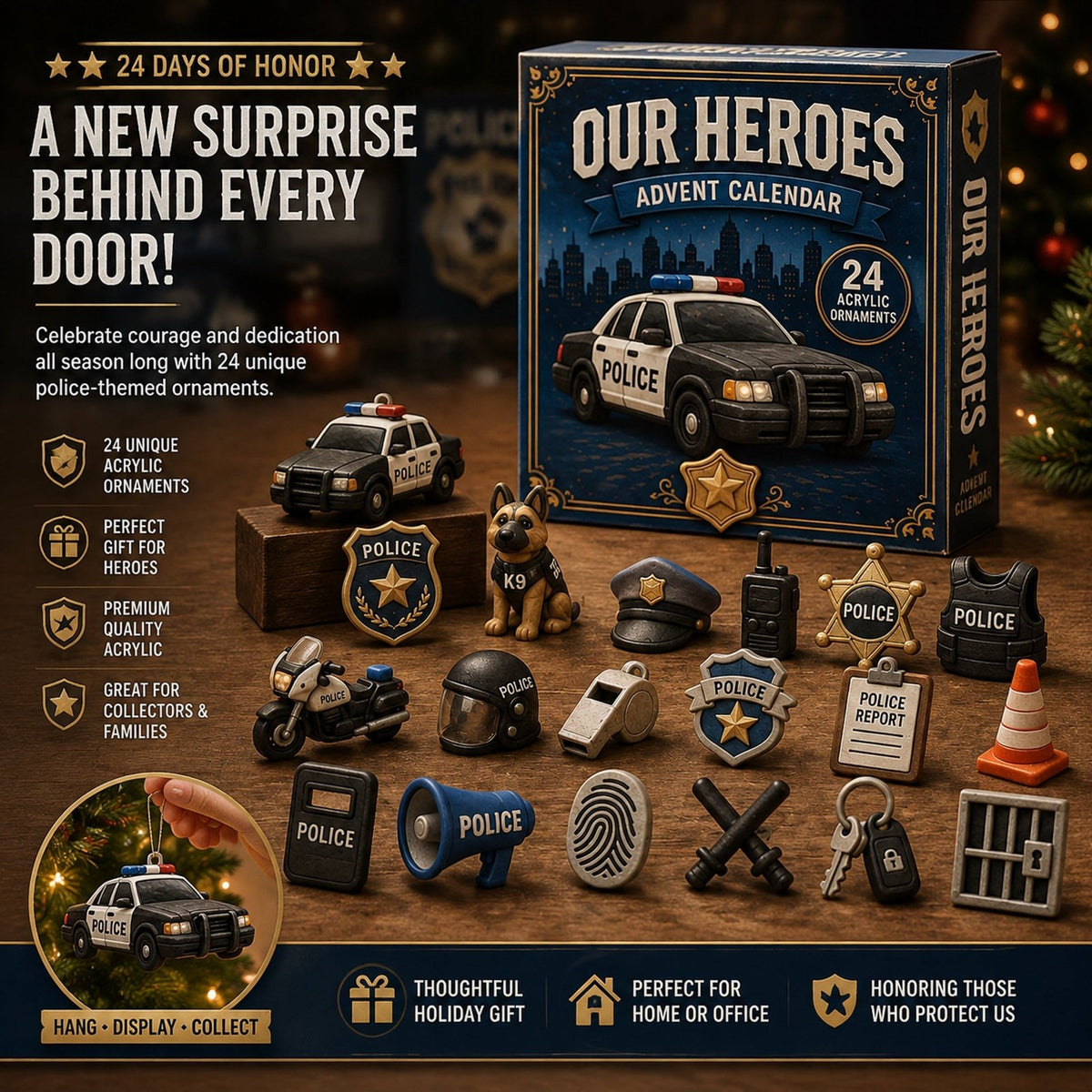 Our Heroes Police advent calendar