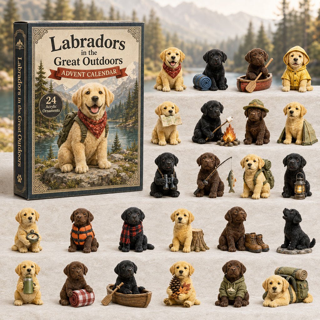 Outdoor Labrador advent calendar