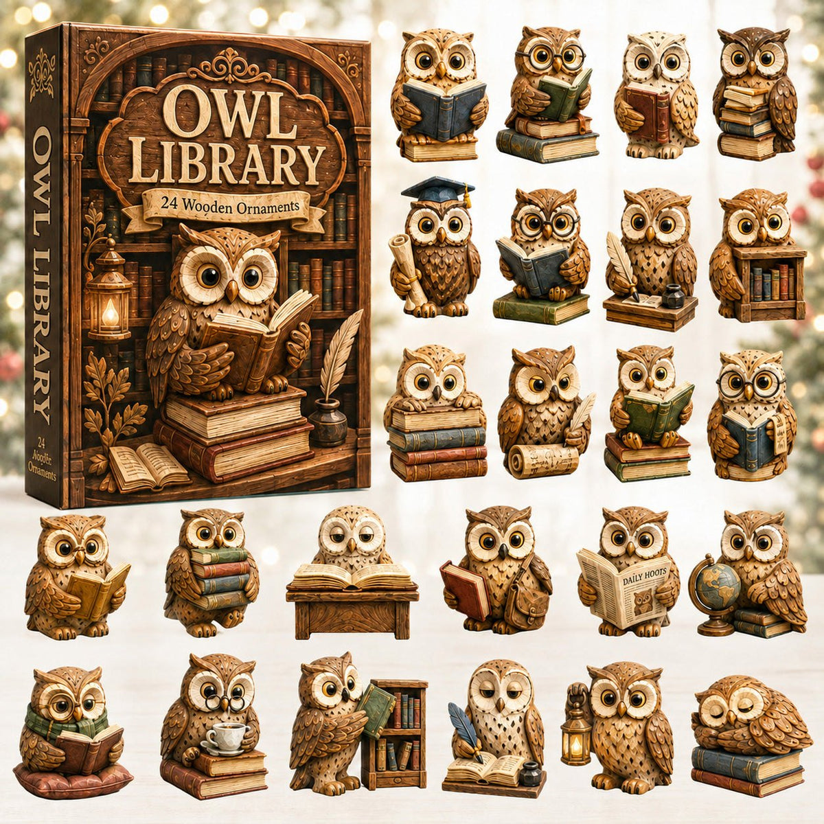 Owl Library advent calendar