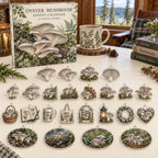Oyster Mushroom Advent Calendar - 24 Acrylic Charms