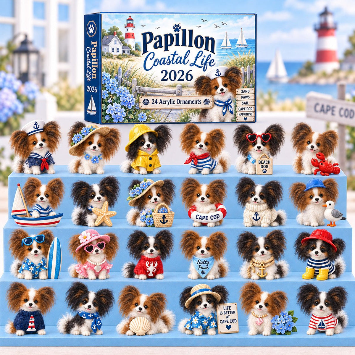 Papillon Coastal Life advent calendar