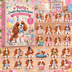 Party Cavalier Spaniel advent calendar
