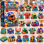 Patchwork American Football advent calendar