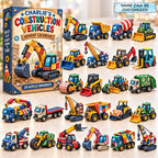 Patchwork Constructive Vehicles advent calendar