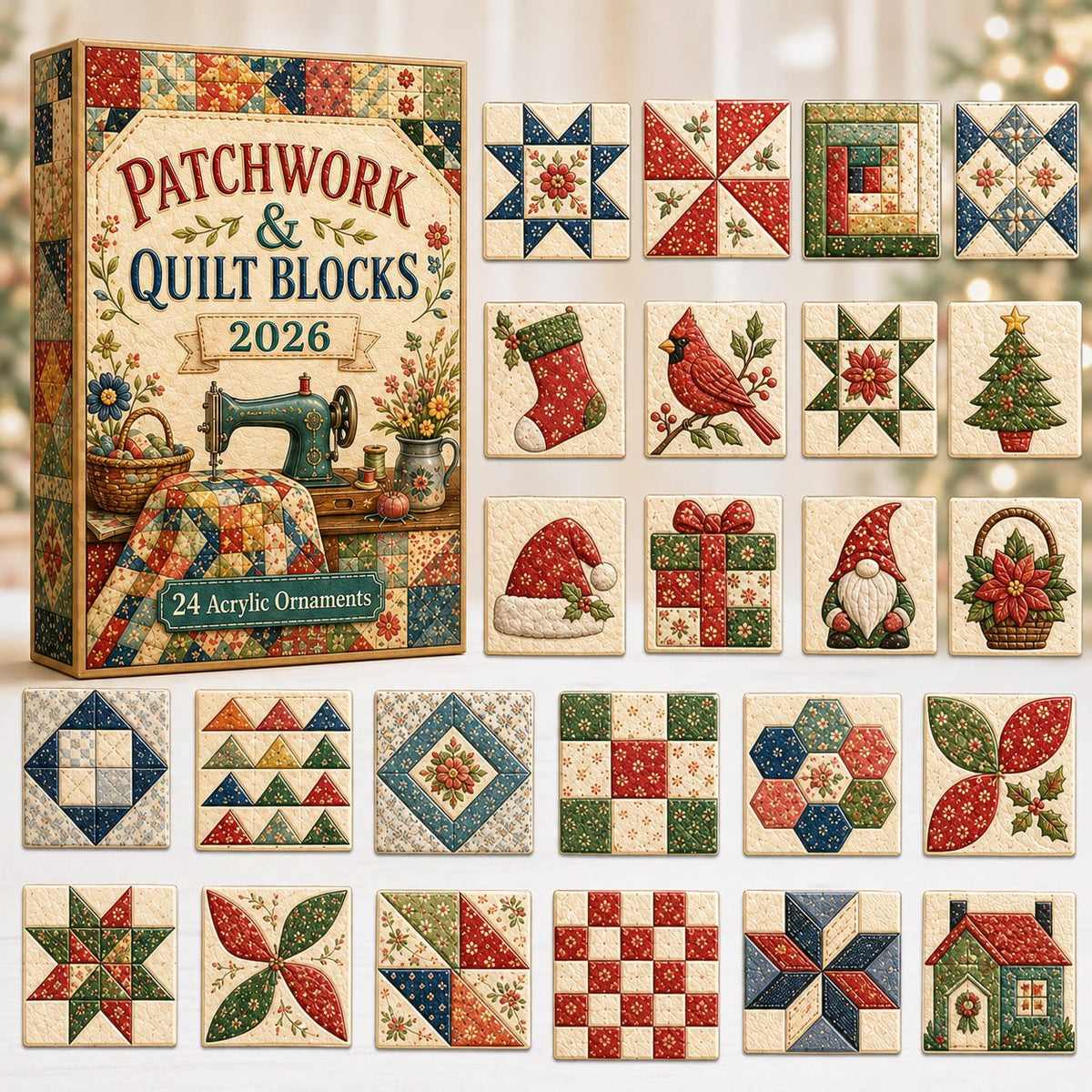 Patchwork & Quilt Blocks advent calendar
