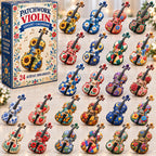 Patchwork Violin advent calendar